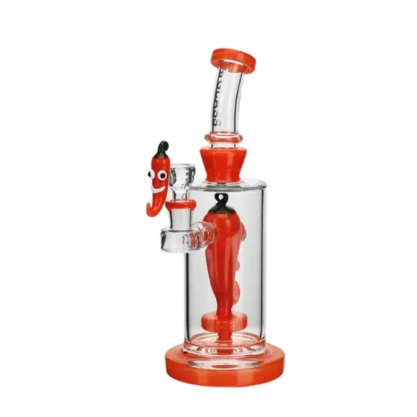 10" Sweet Pepper Glass Series Water Pipes - Image 2