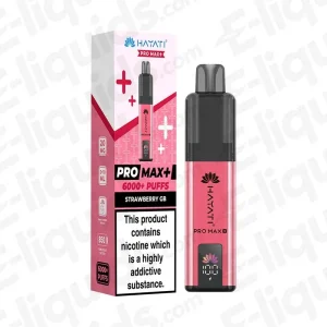 Hayati Pro Max+ 6K Strawberry GB Prefilled Pod Kit