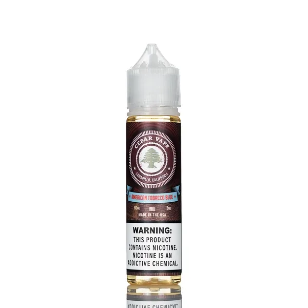 Cedar Vape E-Liquid - American Tobacco Blue - 60ml (DISCONTINUED)