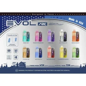 EVOL ARC 70,000 Puffs Disposable Kit