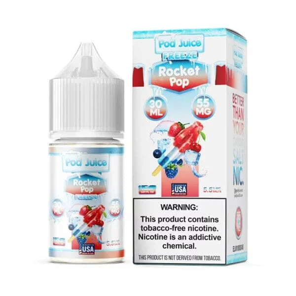 Rocket Pop Freeze | Pod Juice Salts | 30mL