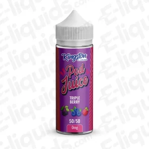 Kingston Triple Berry Pod Juice 50/50 100ml Shortfill Vape Juice