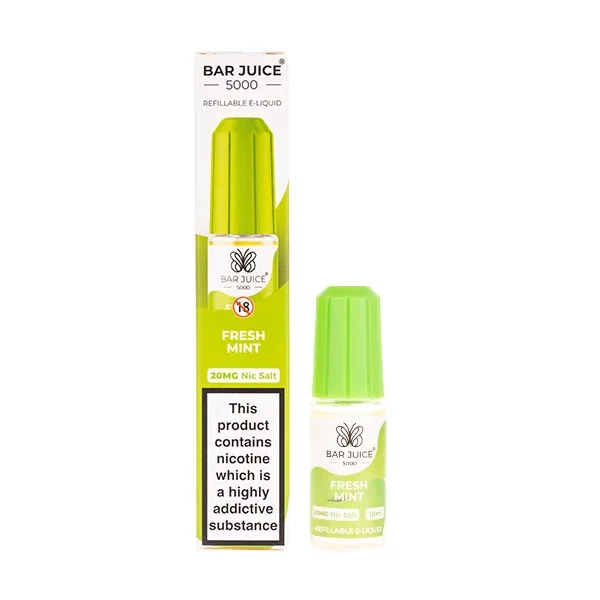 Fresh Mint Nic Salt E-Liquid by Bar Juice 5000