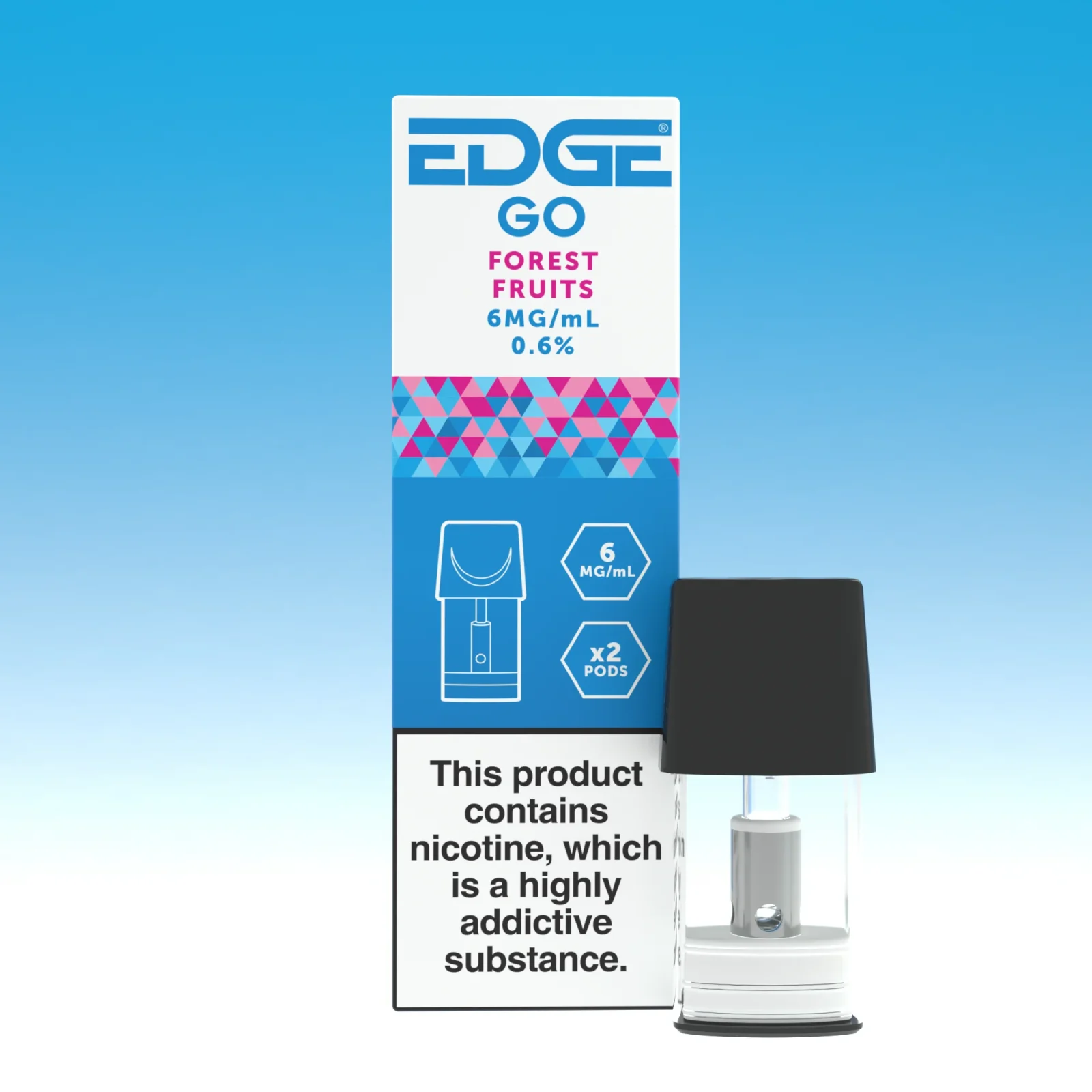 EDGE GO Prefilled Vape Pods - Forest Fruits - Pack of 2 - Image 2