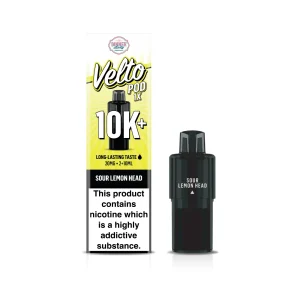 Velto Sour Lemon Head 10k Replacement Pod