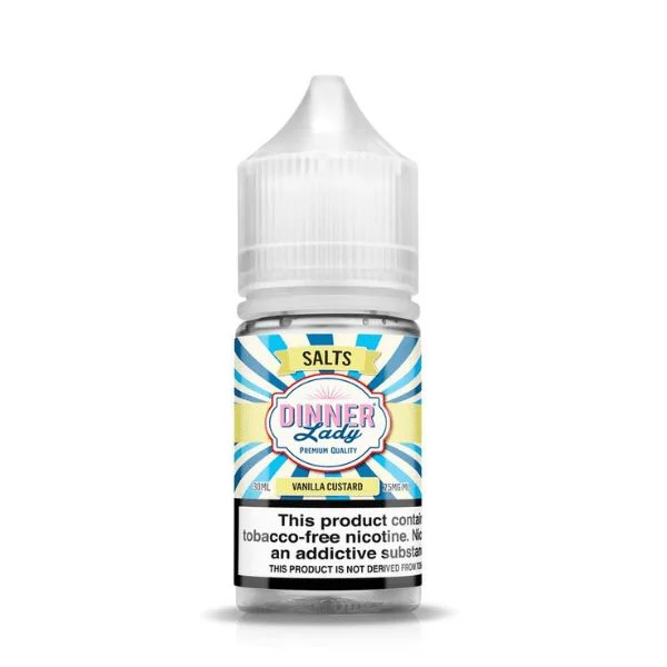 Vanilla Custard Dinner Lady TFN Salts 30mL