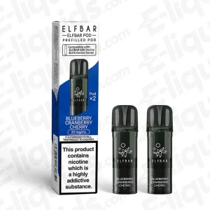 ELF BAR 600 Blueberry Cranberry Cherry Prefilled Pod