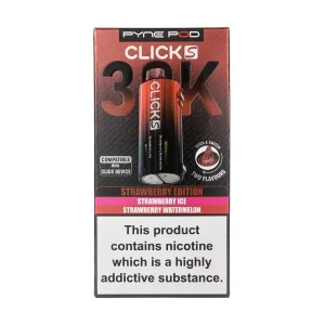 Strawberry Edition Click S 30K Prefilled Pods by Pyne Pod