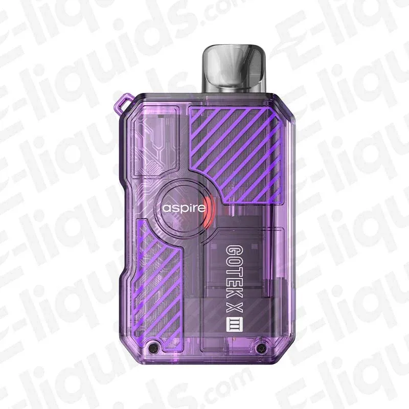 Aspire Gotek X3 Purple Pod Kit