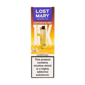 Fizzy Pineapple Nera 15k Prefilled Pod + Refill by Lost Mary