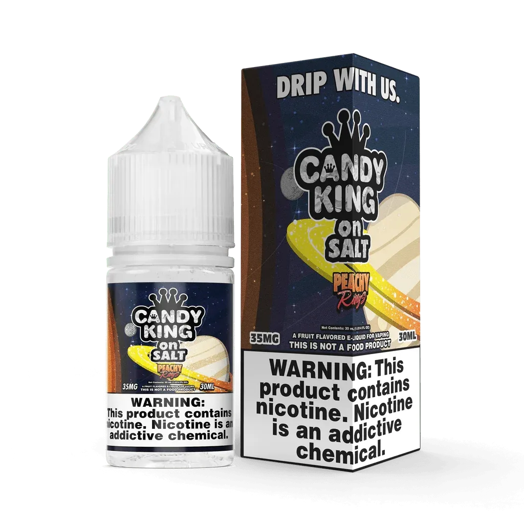 Peachy Rings SALT - Candy King On SALT - 30mL