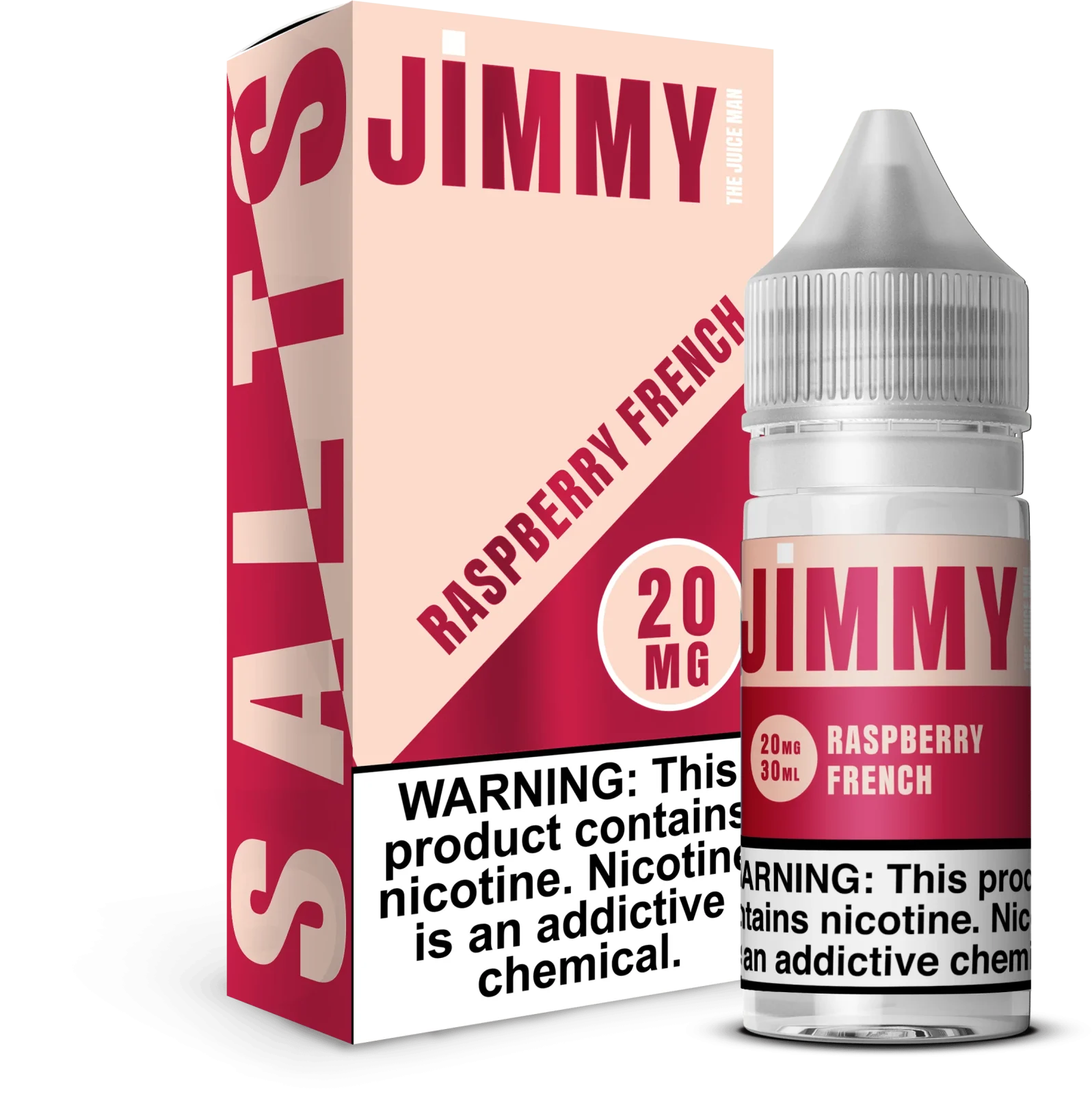 Raspberry French SALT - Jimmy The Juice Man - 30mL