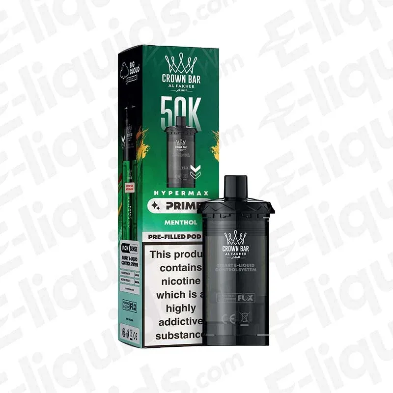 Al Fakher Hyper Max Prime 50K Menthol Prefilled Pods