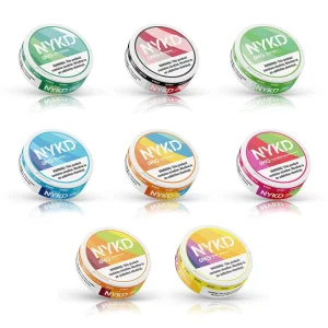 NYKD Nicotine Pouches 3-12mg 20cpc Can 5pc Pack