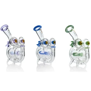 Lookah (Dab Rig) 8″ Mini Percolator WALL-E Glass Water Pipe
