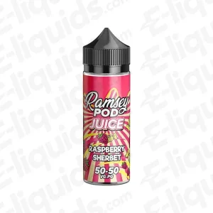 Ramsey E-Liquids Raspberry Sherbet Ramsey Pod Juice 100ml Shortfill Vape Juice