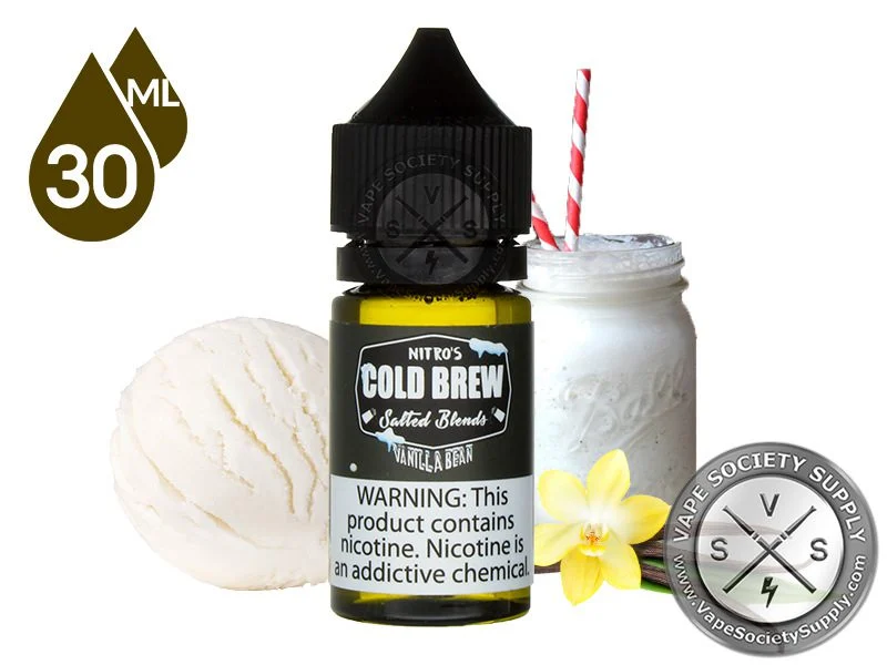 Vanilla Bean NITRO'S COLD BREW SALTED BLENDS 30ml