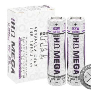 Hohm MEGA 18650 Battery 2505mAh 22A | Pack of 2