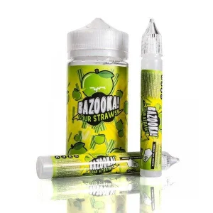 Green Apple Sour Straws by Bazooka Vape - 200mL