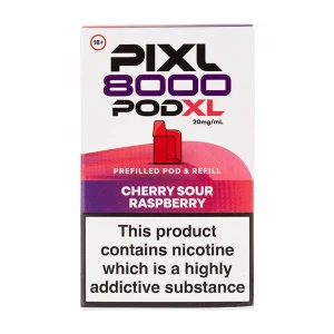 Cherry Sour Raspberry Pixl 8000 Prefilled Pod + Refill Pack