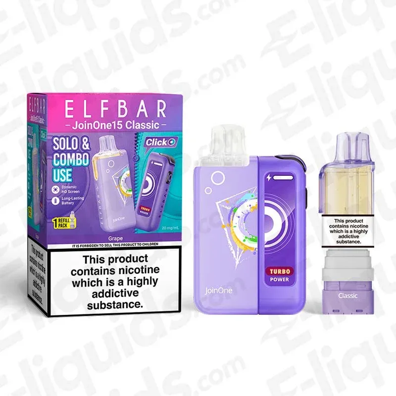ELF BAR JoinOne15 Classic Grape Prefilled Pod Kit