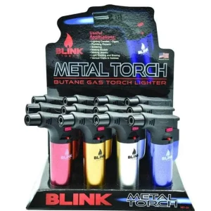 Blink Metal Butane Gas Torch Lighter