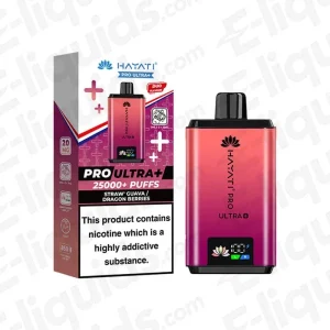 Hayati Pro Ultra+ 25K Straw' Guava / Dragon Berries Prefilled Pod Kit