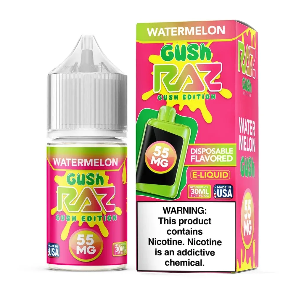 Watermelon GUSH SALT - Pod Juice x Raz E-Liquid - 30mL