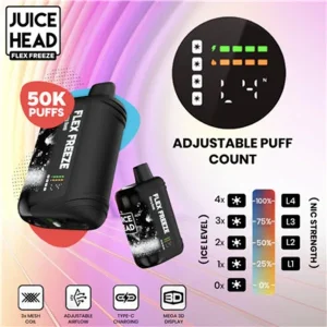 Juice Head Flex Freeze 50K Ice + Nic Control