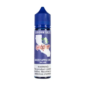 California Grown E-liquids Grizzly Apple COOL