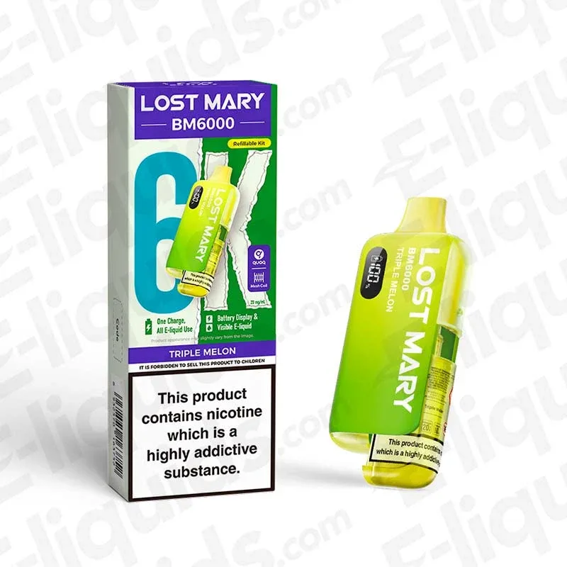 Lost Mary BM6000 Triple Melon Prefilled Pod Kit