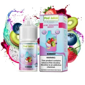 Kiwi Dragon Berry PJ5000 SALT - Pod Juice - 30mL