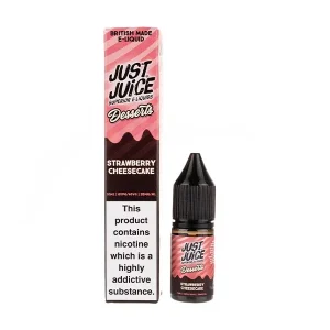 Strawberry Cheesecake Nic Salt E-Liquid by Just Jam Desserts