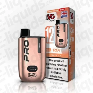 IVG Pro 12 20mg Peach Ice Prefilled Pod Kit