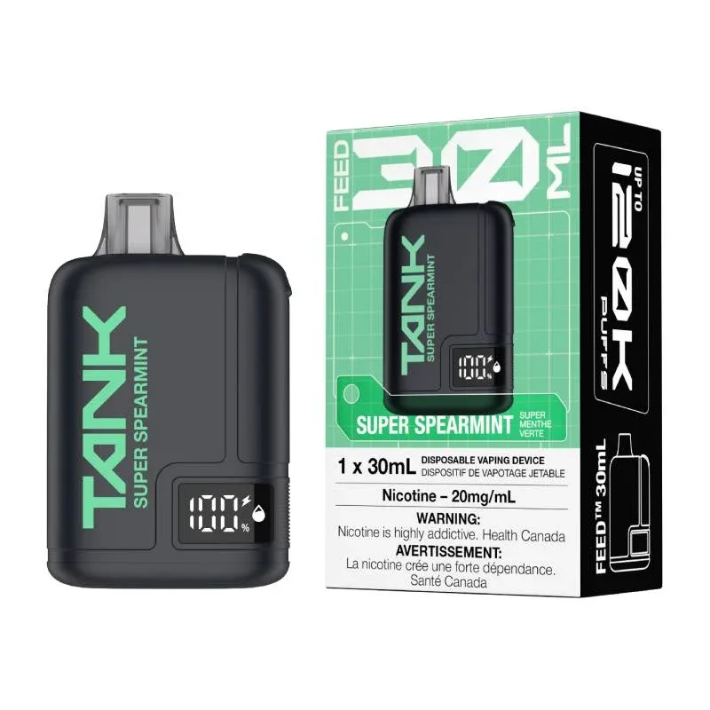 FEED Tank 120K Disposable Vape - Super Spearmint