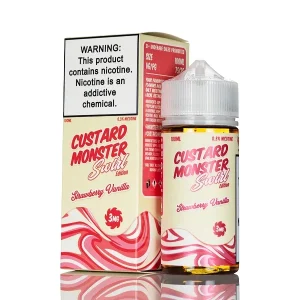 Custard Monster - Strawberry Vanilla Swirl - 100mL
