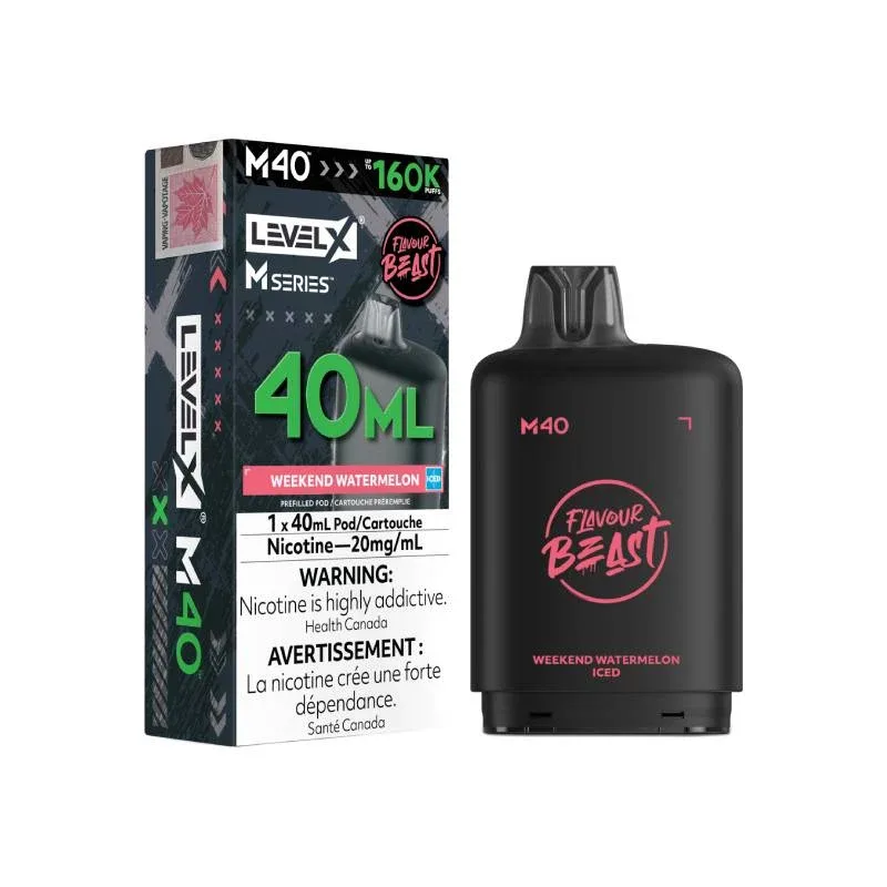 Level X M40 Series - Weekend Watermelon Iced 160K Pods