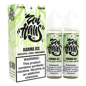 Karma Ice by Zen Haus Series E-Liquid 120mL (Freebase) | 2-Pack