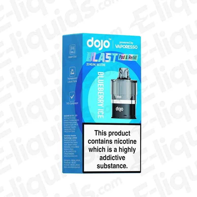 Vaporesso Dojo Blast 6000 Blueberry Ice Prefilled Pod