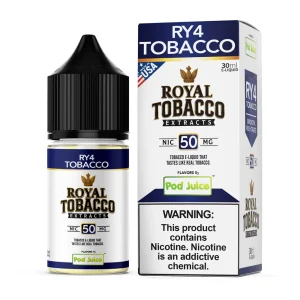 RY4 Tobacco Pod Juice x Royal Tobacco Extracts Salt 30mL