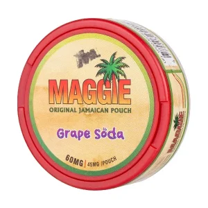 Grape Soda Nicotine Pouches by Maggie