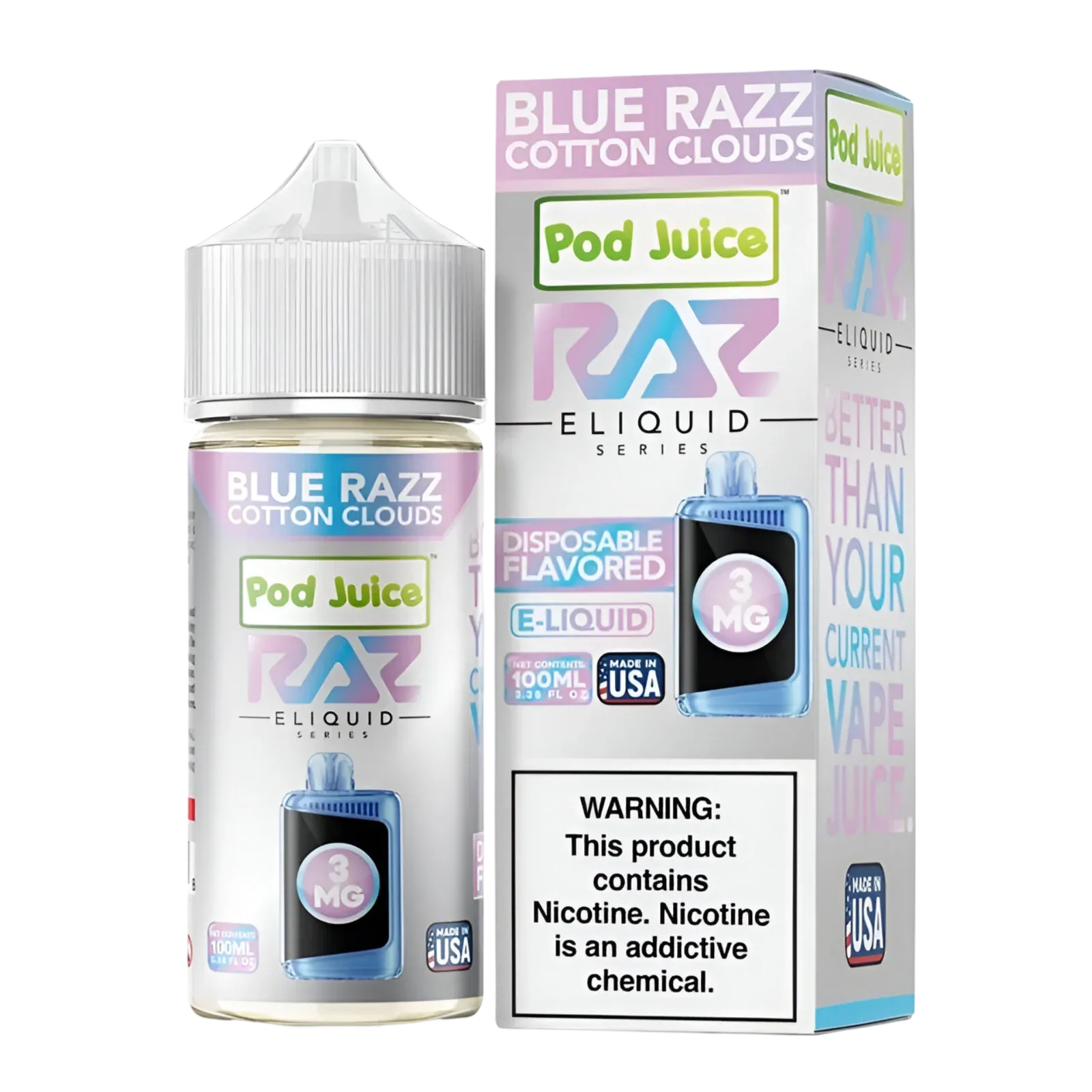 Pod Juice x RAZ Freebase Vape Juice - Image 2