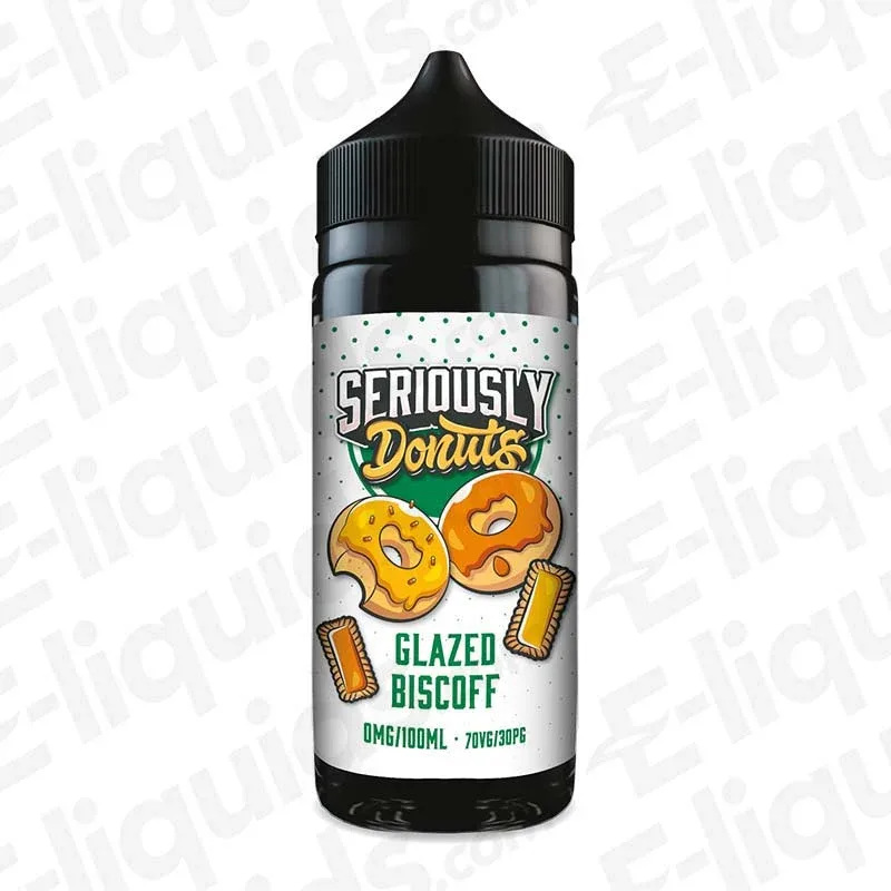 Doozy Vape Co Glazed Biscuit Seriously Donuts 100ml Shortfill Vape Juice
