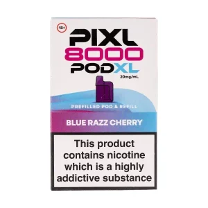 Blue Razz Cherry Pixl 8000 Prefilled Pod + Refill Pack