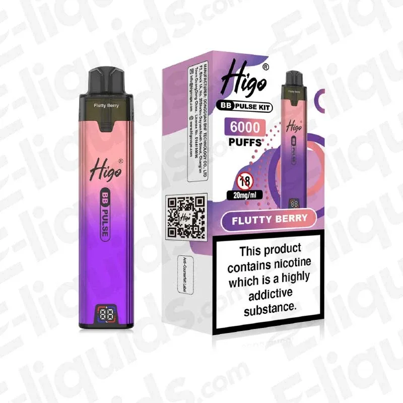 Higo BB Pulse Fluffy Berry Prefilled Pod Kit