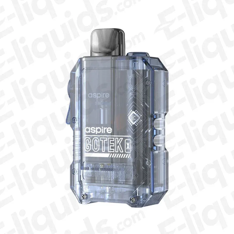 Aspire Gotek X Translucent Royal Blue Pod Kit - Image 2