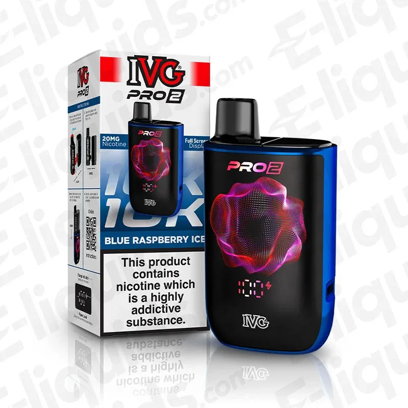 IVG Pro 2 Blue Raspberry Ice Prefilled Pod Kit