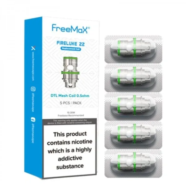 FreeMax Fireluke 22 Coil 5 Pack