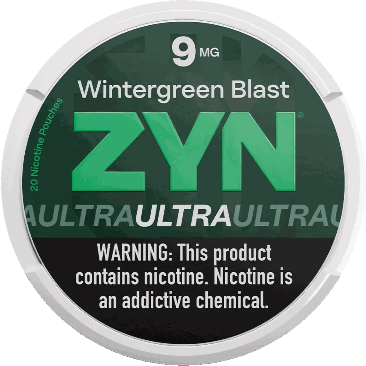 Wintergreen Blast - ZYN Ultra Nicotine Pouches - 20ct