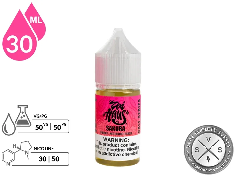 Sakura Zen Haus Salt 30ml | Nicotine Salt - Image 2
